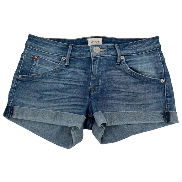 Hudson Hampton Cuffed Hem Jean Shorts Size 25 Women’s - Picture 1 of 10